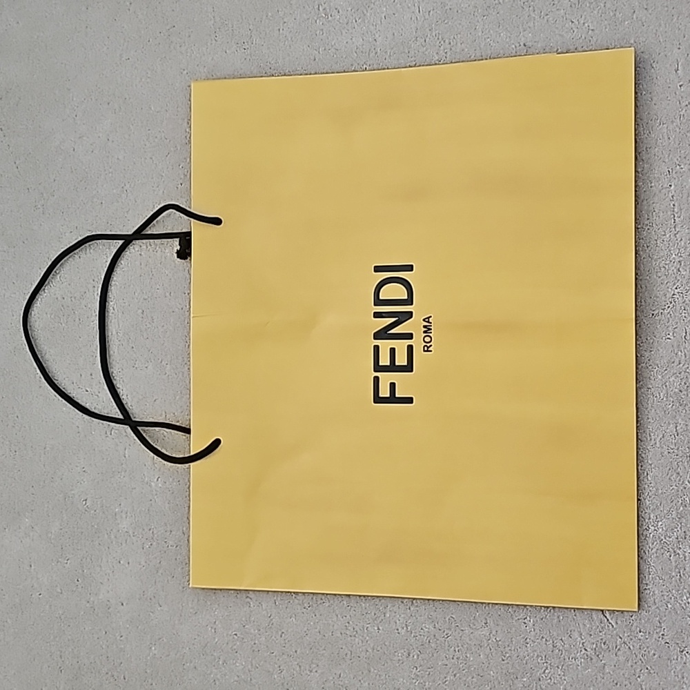 Fendi xl paper shopping bag